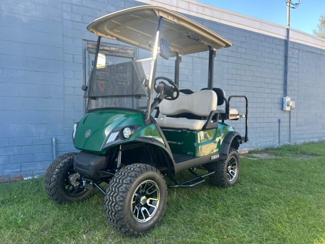 Green Yamaha Cart