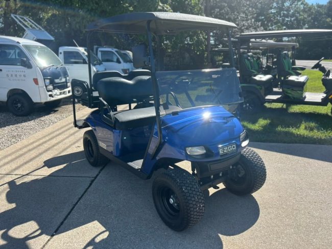 Blue E-Z-Go Cart