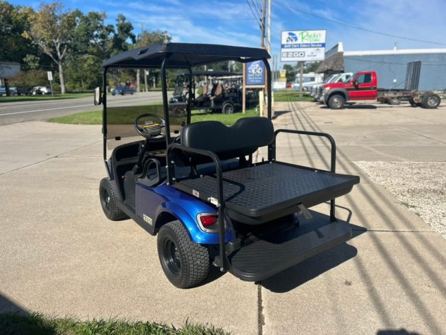 Blue E-Z-Go Cart