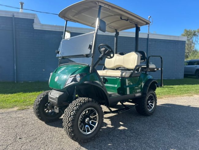Green Yamaha Cart