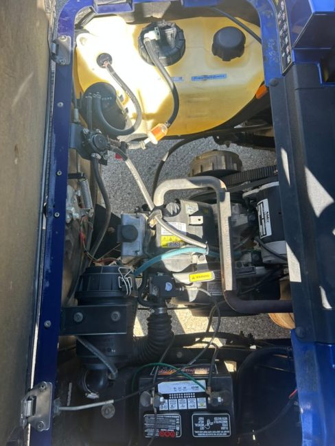 Blue E-Z-Go Cart Engine