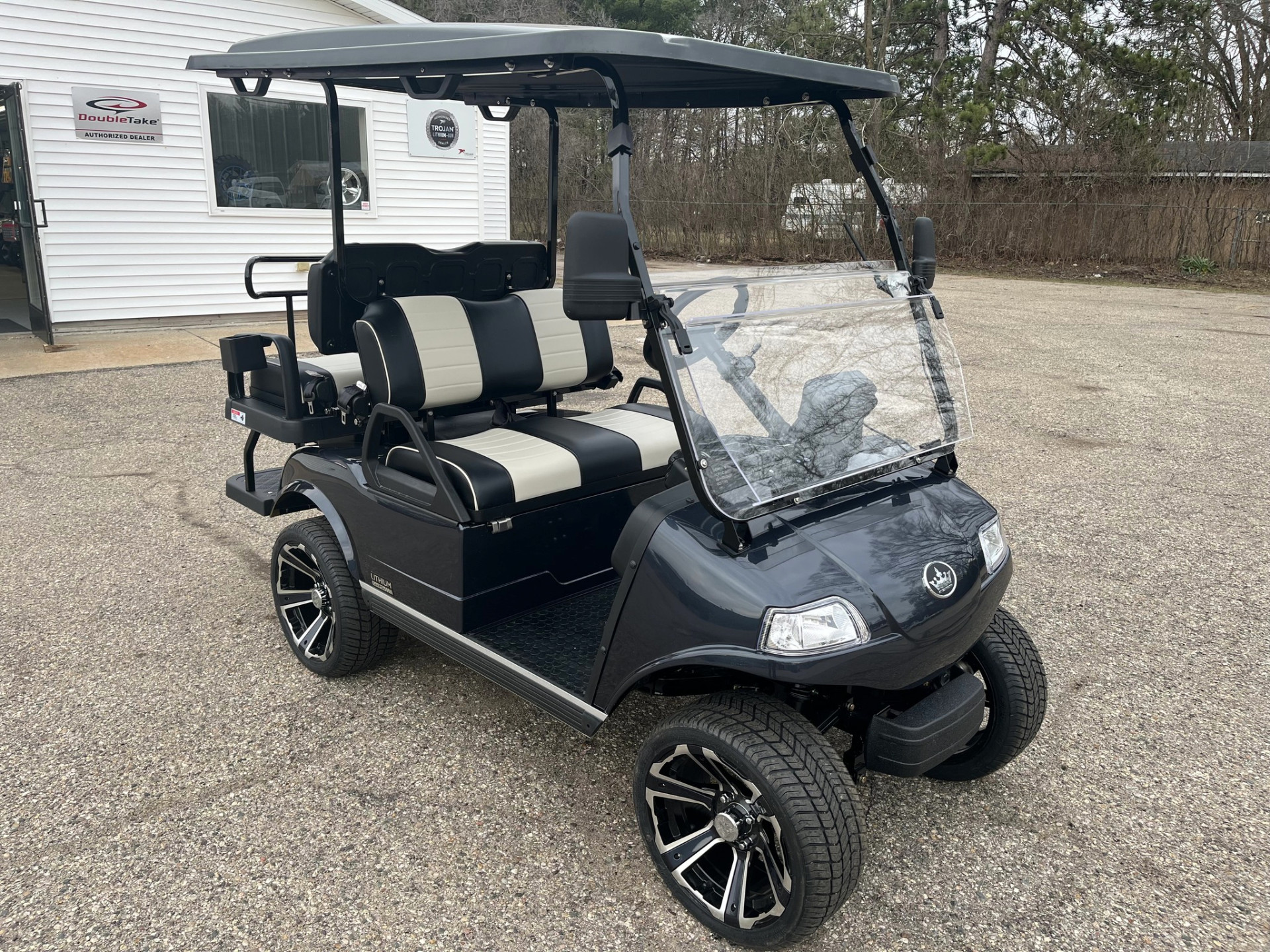 Black Golf Cart
