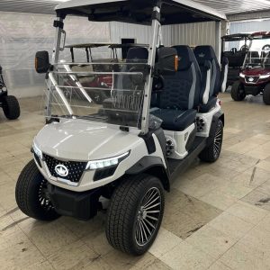 White 4 Seater Golf Cart
