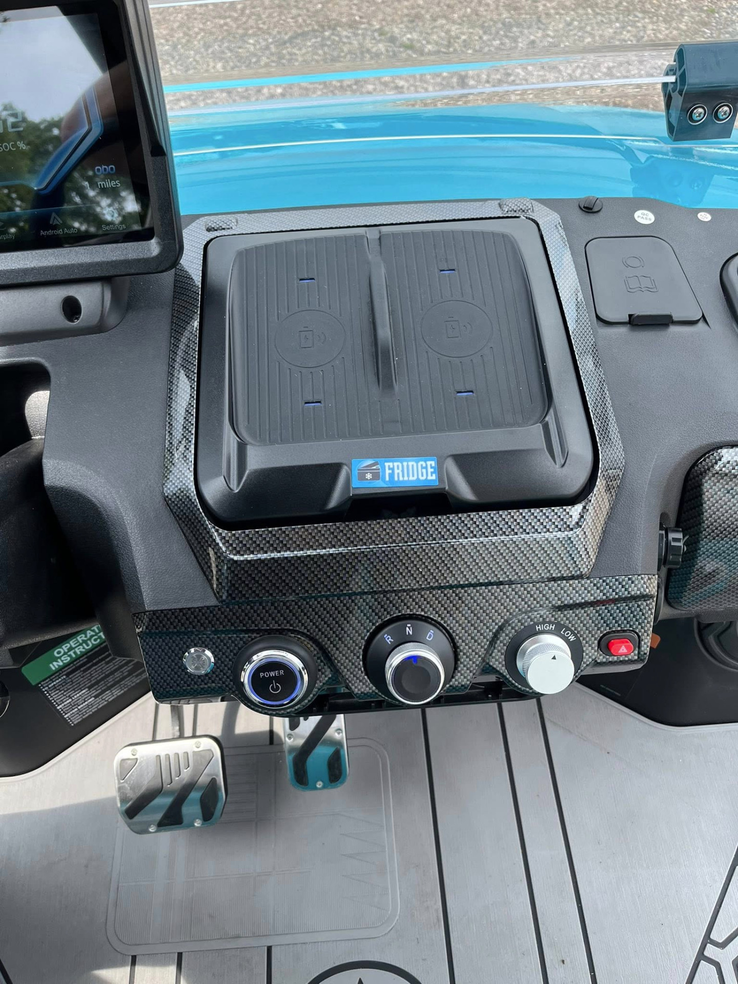 Golf Cart Console