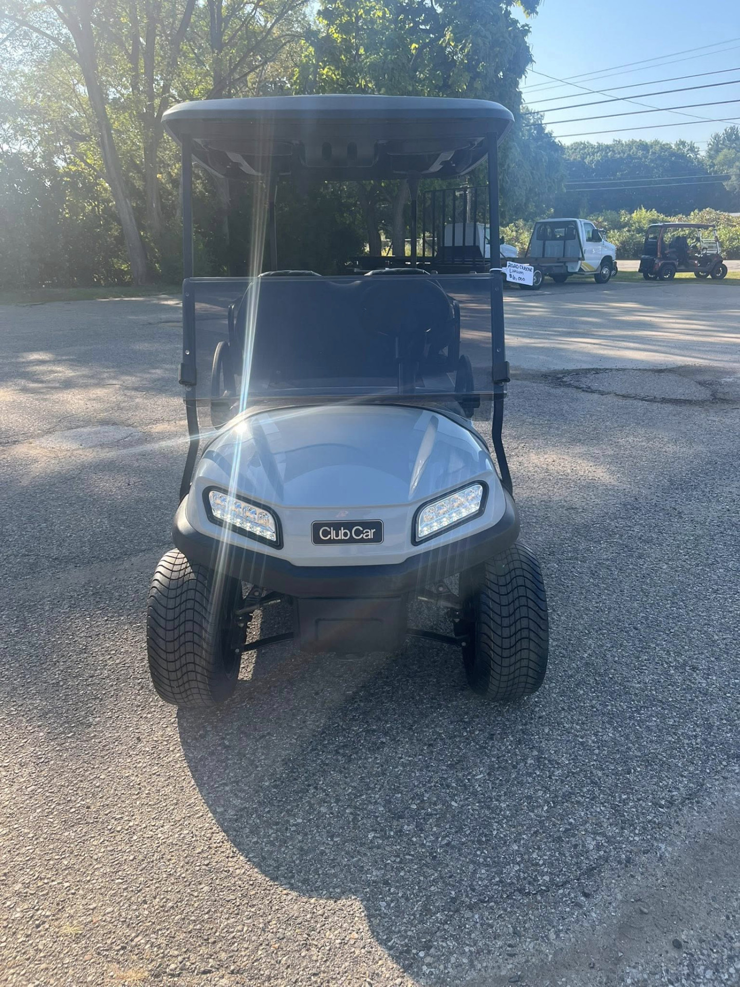 White Club Car